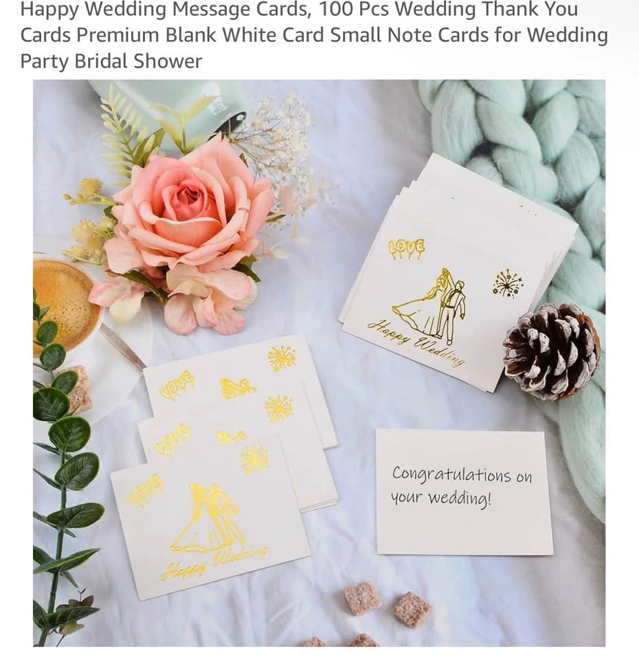 Wedding Message Cards 100pcs - photo 4