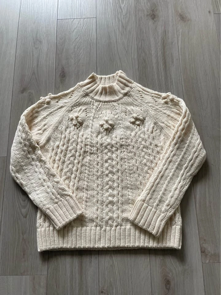 Sézane Aubin jumper, ecru, S - photo 2