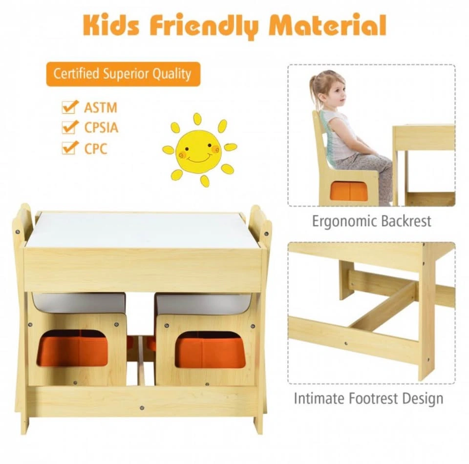 COSTWAY kids table and chair set - photo 3