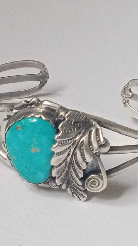 Vintage Southwest Style Cuff Bangle Bracelet - photo 3