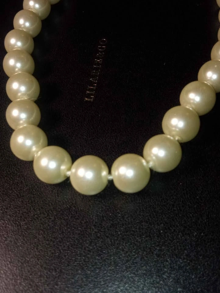 Glass Pearls Bead Necklace Vintage Costume Jewelry Unsigned - photo 3