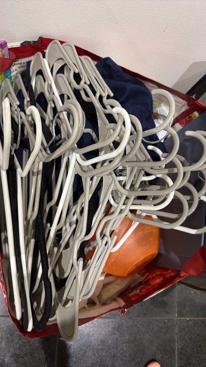 Mixed Lot of Plastic Clothes Hangers