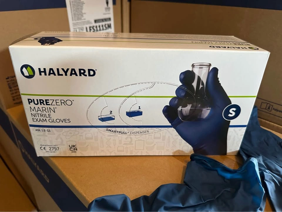 Dark blue nitrile gloves (10X100) 5mil - photo 4