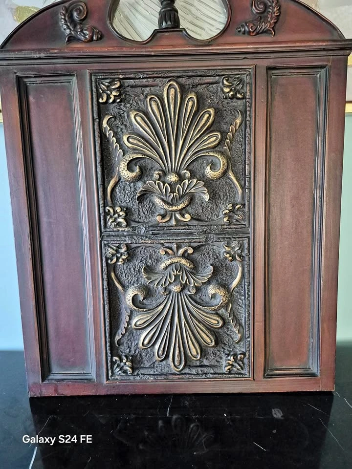 Ornate Carved Wood Wall Plaque