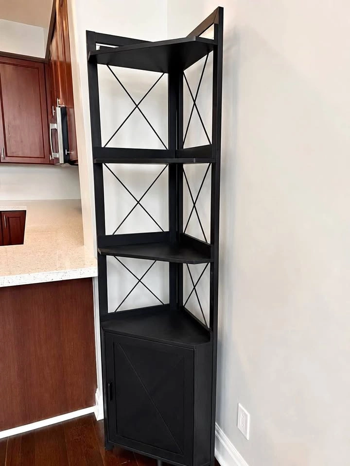 GIANTEX 6-Tier Corner Shelf, 71" Tall Freestanding Bookshelf
