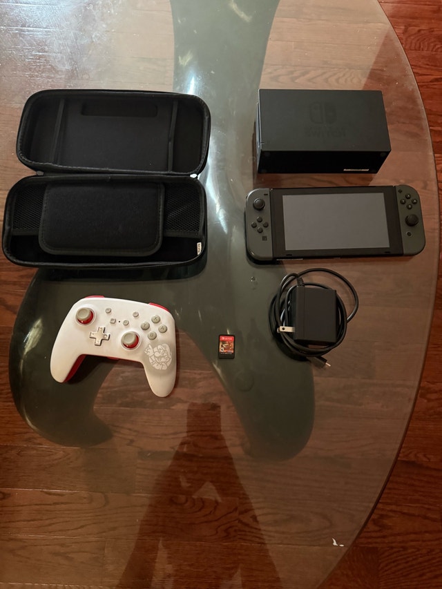 Nintendo Switch Bundle - Games, Dock, Charger and Case
