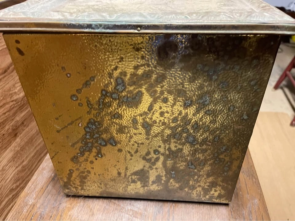Vintage Peerage Brass Coal/Kindling Scuttle Box - photo 2