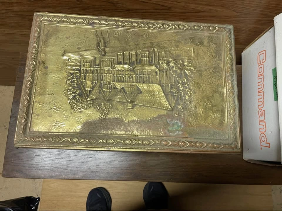 Vintage Peerage Brass Coal/Kindling Scuttle Box - photo 4