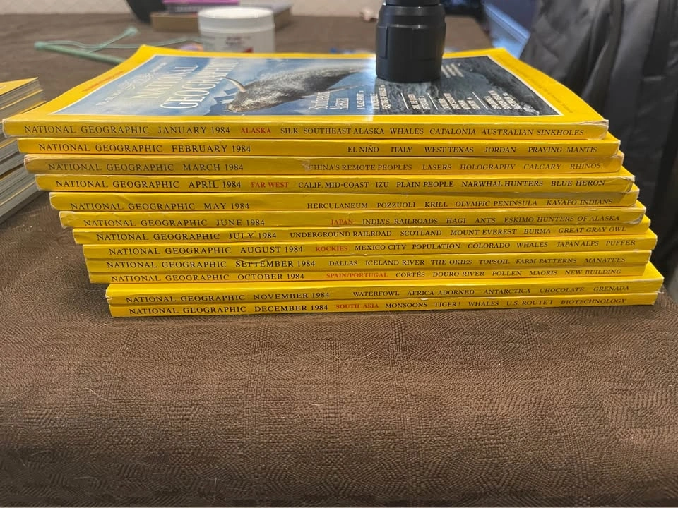 National Geographic magazines 1984 and 1985 - photo 2