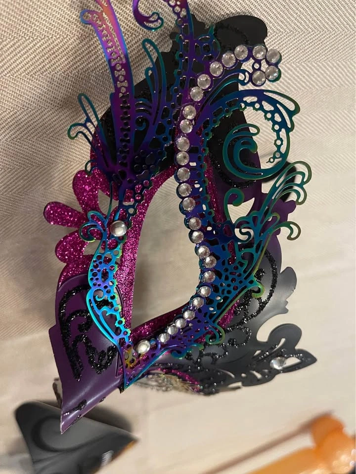 Elaborate Eye Mask for Halloween, Carnival, or Cosplay - photo 3