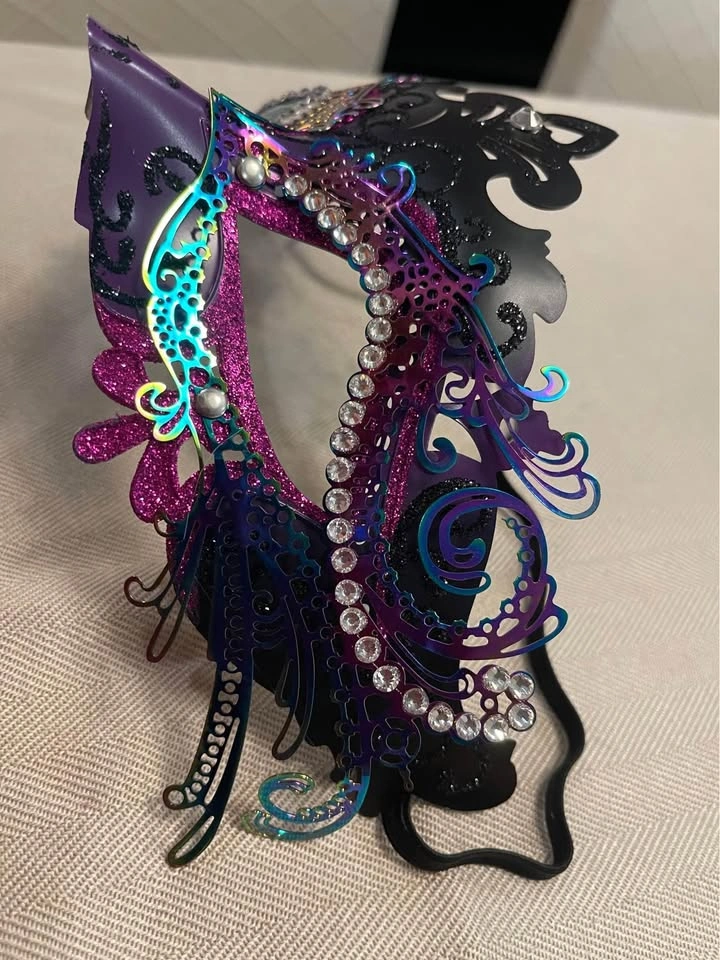 Elaborate Eye Mask for Halloween, Carnival, or Cosplay - photo 4