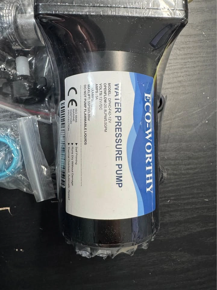 ECO-Worthy 12V RV Water Pressure Pump 3.5GPM 55PSI - photo 2