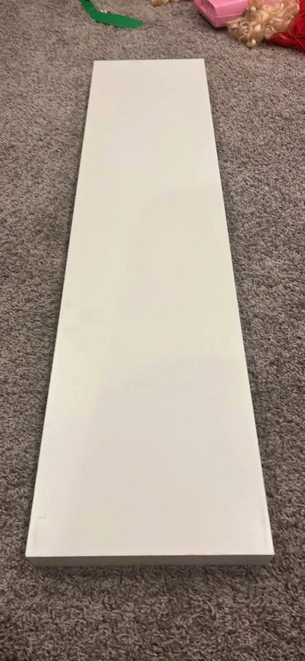 White IKEA floating shelve - photo 4