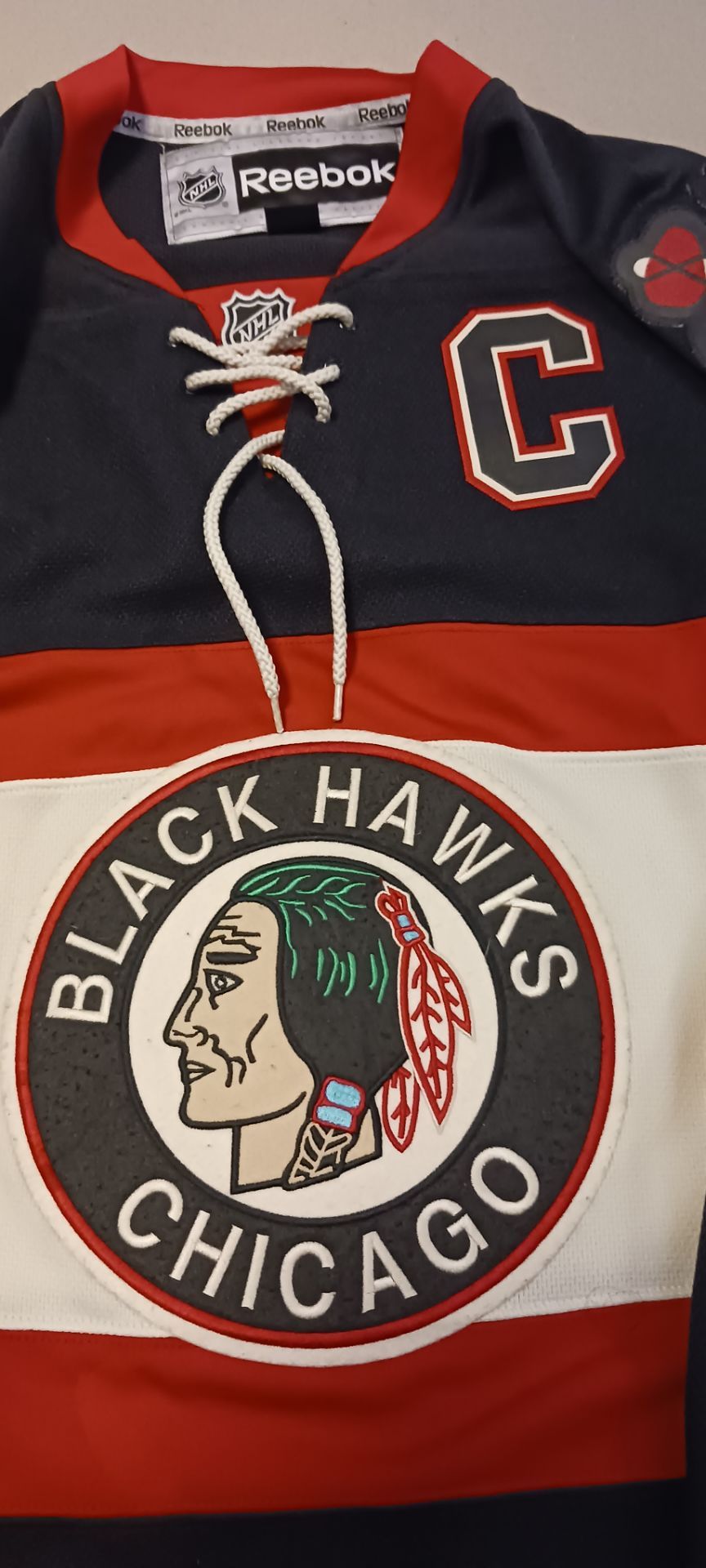 Chicago Black Hawks Throwback Jersey and Hoodie - photo 3