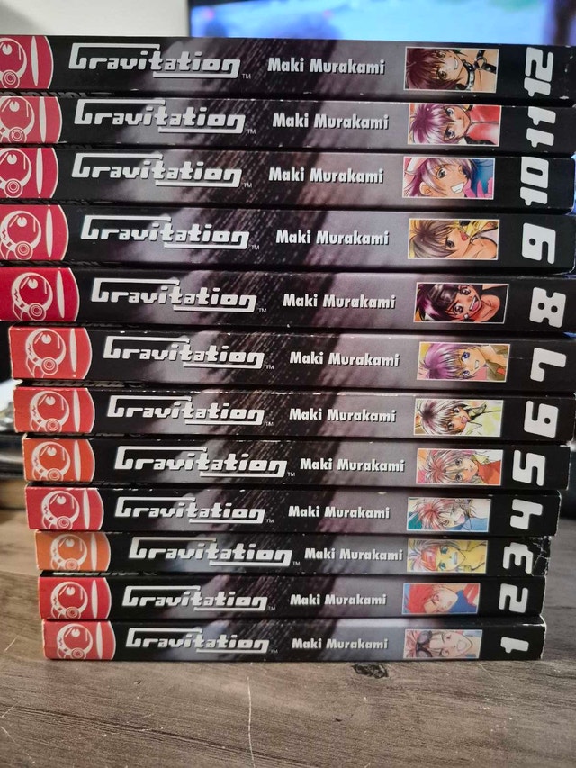 Tokyopop Gravitation Manga Volumes 1-12