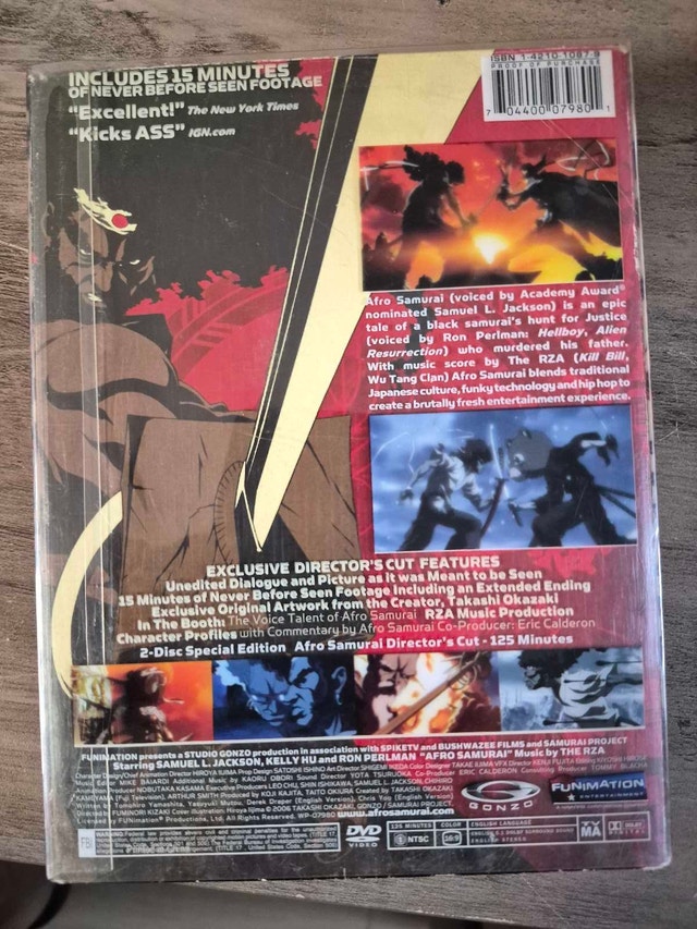 Funimation Afro Samurai Director's Cut DVD - photo 2