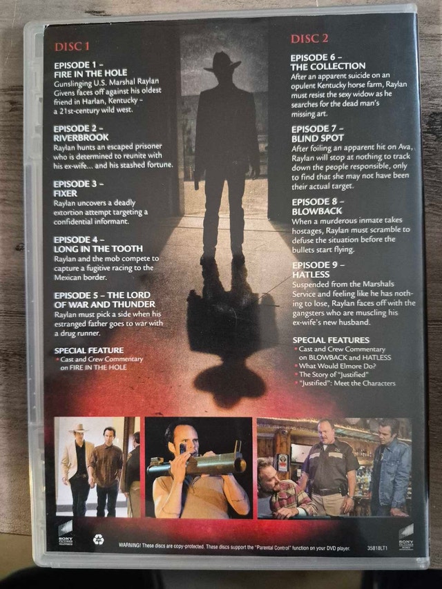 Justified Season 1 DVD - photo 2