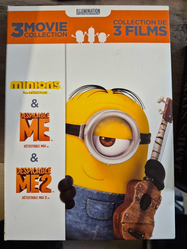 NEW - 3 Movie Collection DVD - DESPICABLE ME 1 & 2 , MINIONS