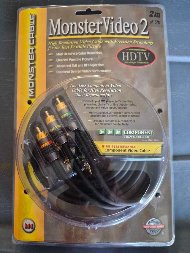 Monster Cable MonsterVideo 2 Component Cable 2m