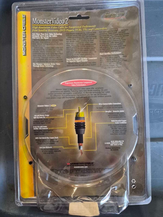 Monster Cable MonsterVideo 2 Component Cable 2m - photo 2