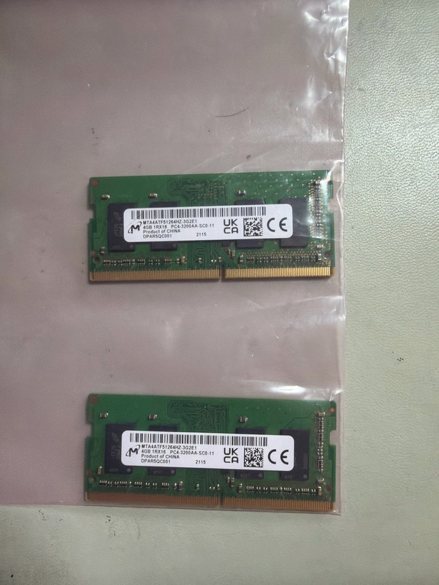 Crucial 8GB DDR4 3200MHz SODIMM Laptop RAM (2x4GB)
