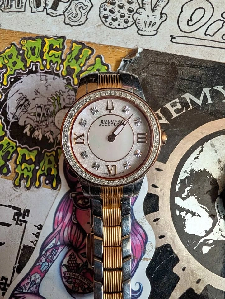 Bulova Accutron Diamond Two-Tone Watch