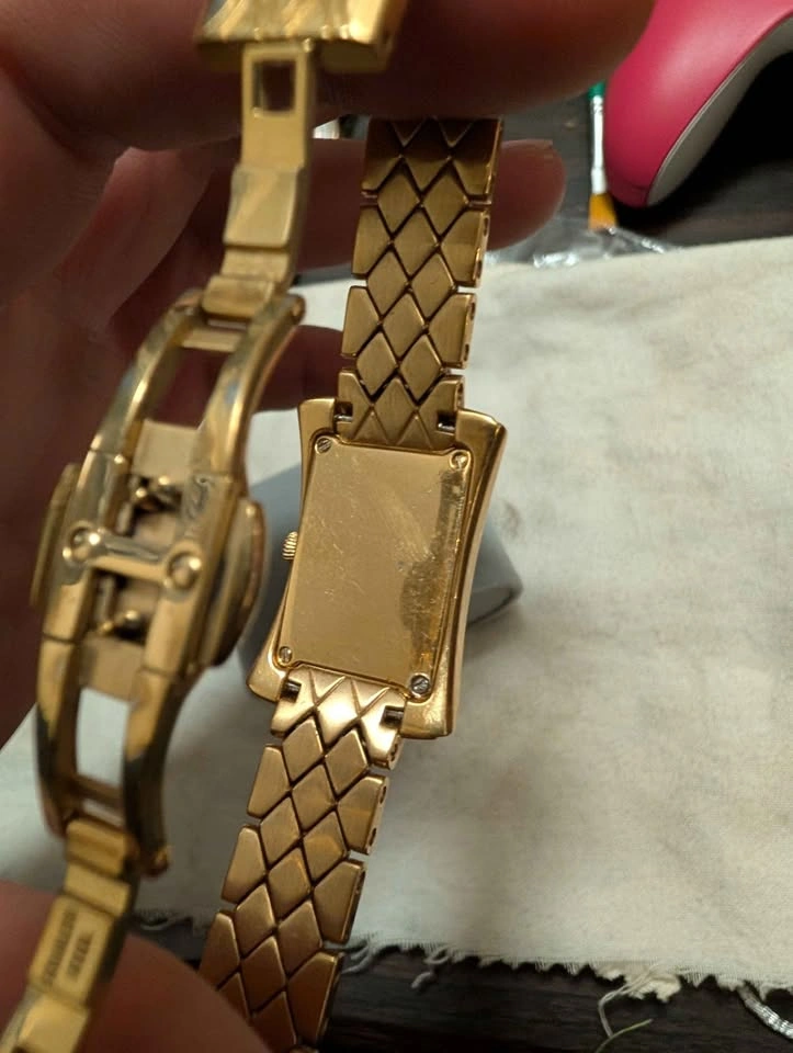 Wittnauer Diamond Accent Ladies MOP Gold Tone Swiss Quartz Watch - photo 4