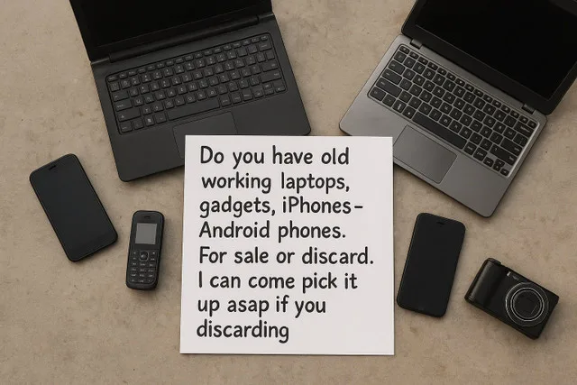 need to dispose your old gadgets ? thumbnail