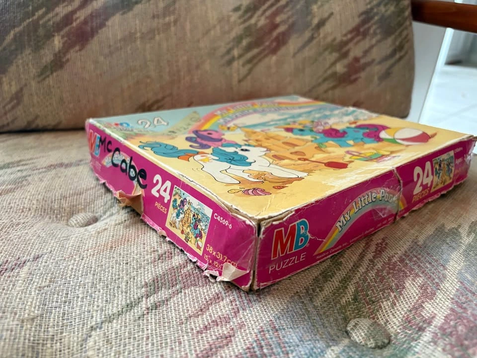 Vintage 1988 My Little Pony 24-Piece Puzzle (Milton Bradley G1) - photo 2