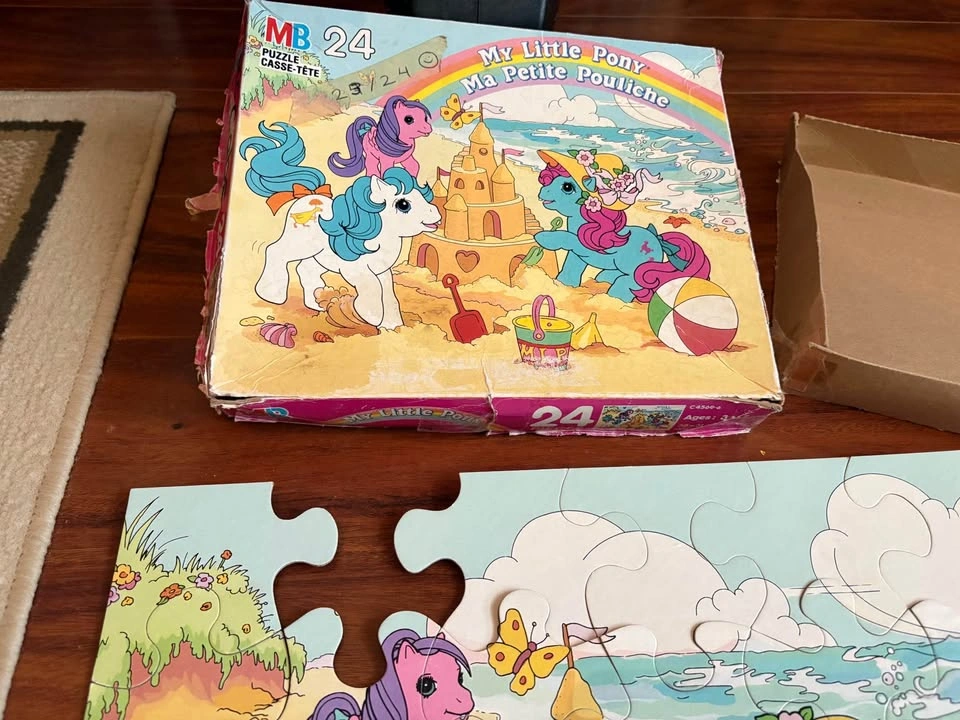 Vintage 1988 My Little Pony 24-Piece Puzzle (Milton Bradley G1) - photo 4