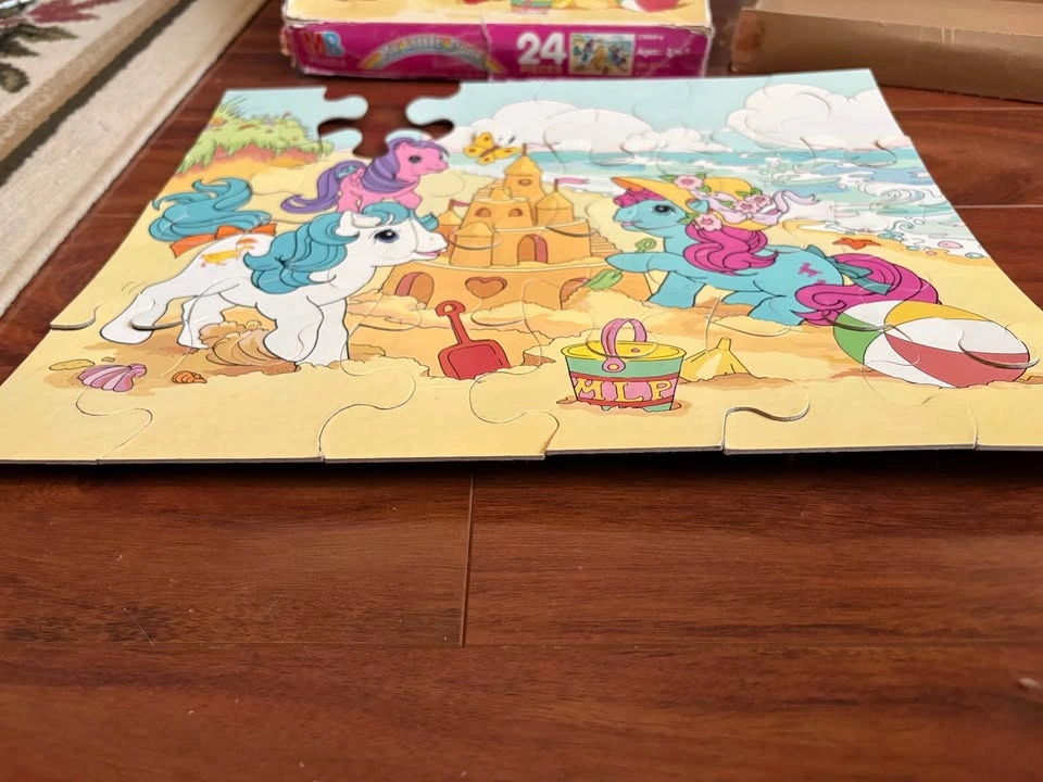 Vintage 1988 My Little Pony 24-Piece Puzzle (Milton Bradley G1) - photo 5