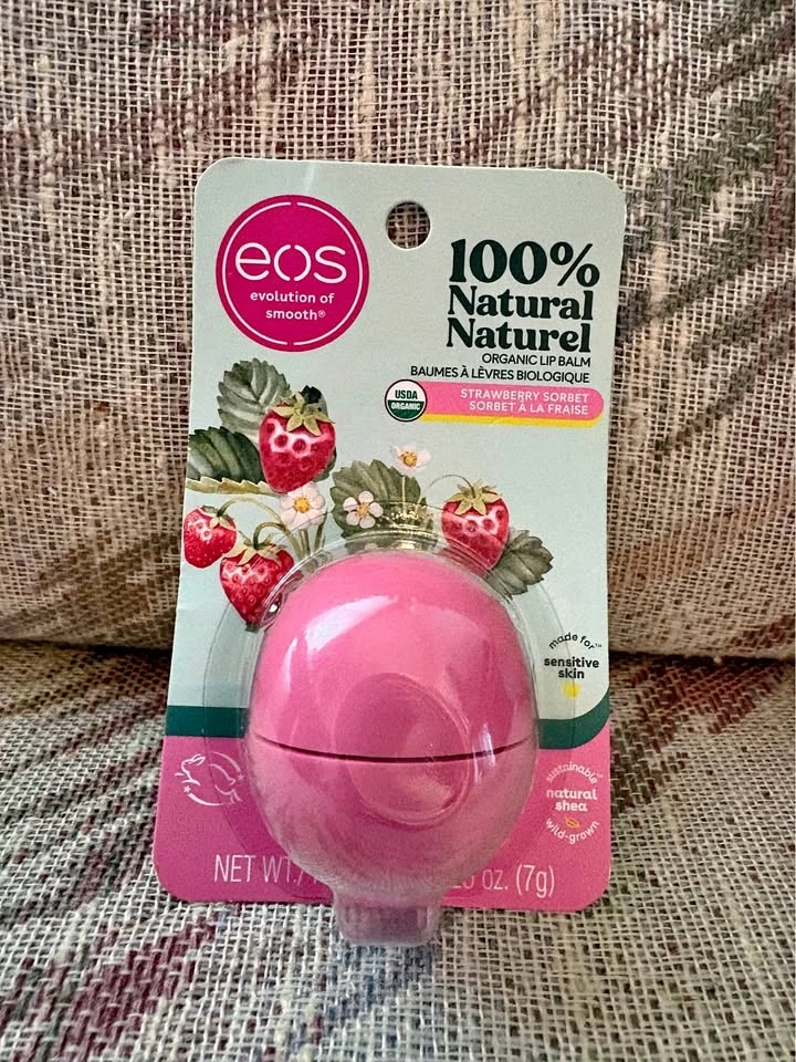 EOS Brand New Organic Strawberry Sorbet Lip Balm