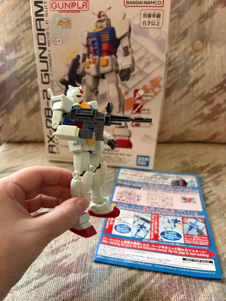 Bandai Gunpla 1/144 RX-78-2 Gundam Workshop Kit BUILT - photo 3