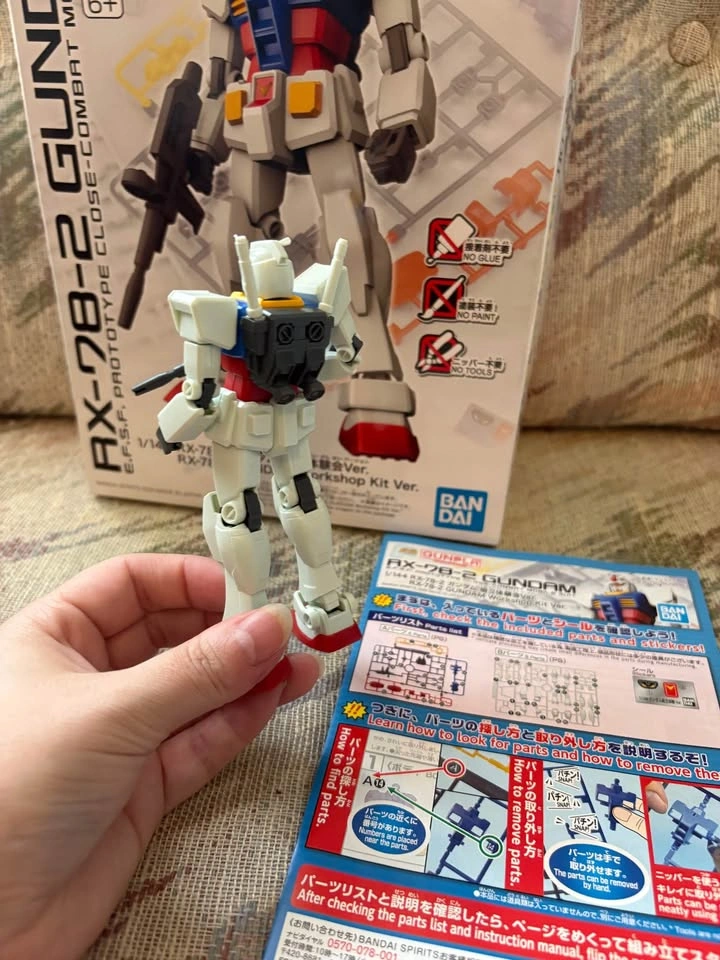 Bandai Gunpla 1/144 RX-78-2 Gundam Workshop Kit BUILT - photo 4