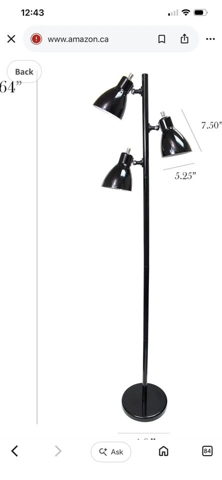 Floor Lamp - 3 lamps - photo 3