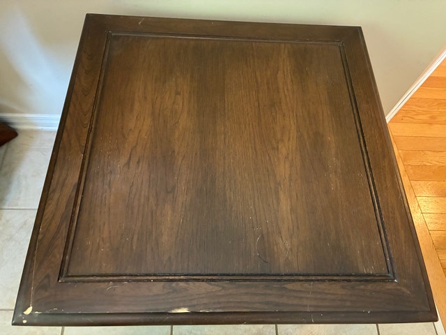 Solid Wood End Table / Side Table with Storage Drawer - photo 2