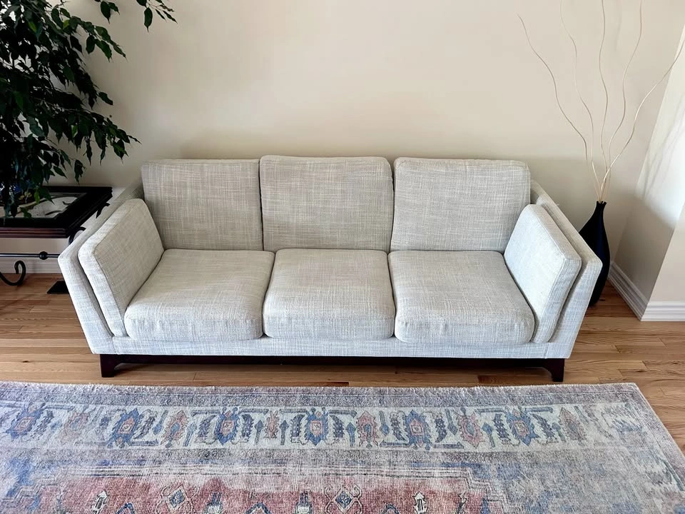 Modern ARTICLE Ceni 83” Three Seater Sofa – Chalk Gray - photo 2