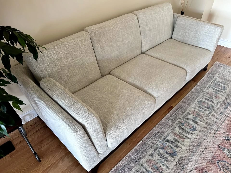 Modern ARTICLE Ceni 83” Three Seater Sofa – Chalk Gray - photo 3