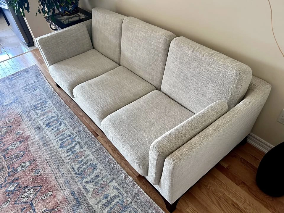 Modern ARTICLE Ceni 83” Three Seater Sofa – Chalk Gray - photo 4