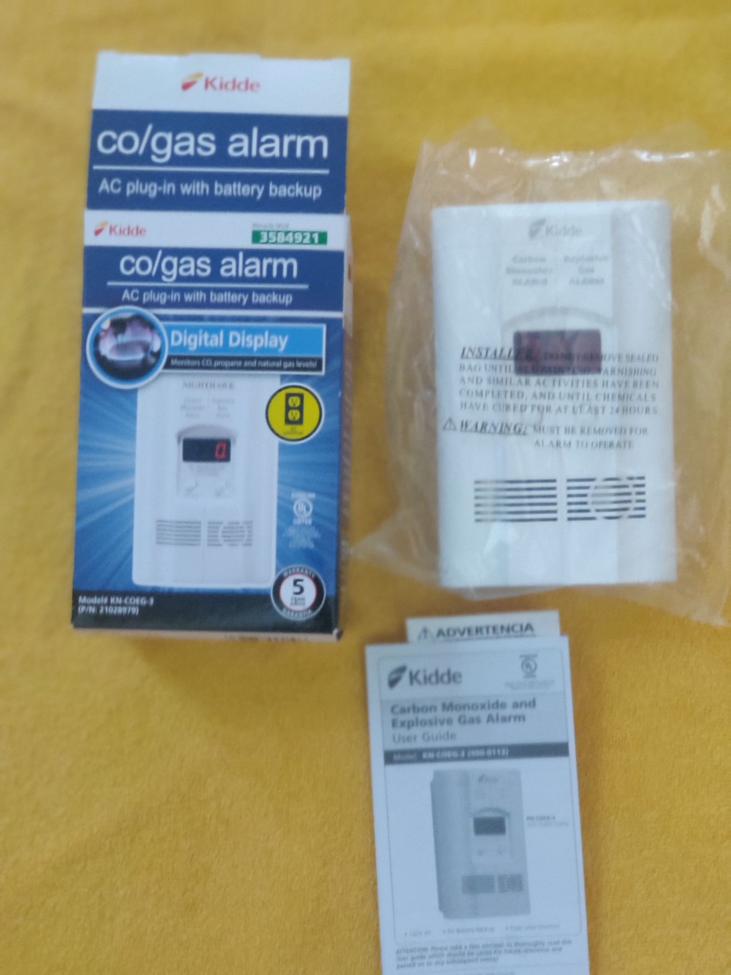 Kidde CO/Gas Alarm with Digital Display
