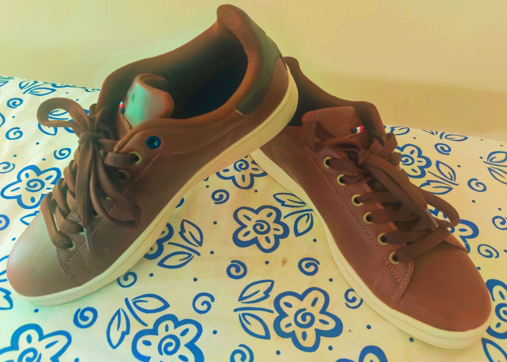 Tommy Hilfiger Brown Leather Sneakers - photo 3