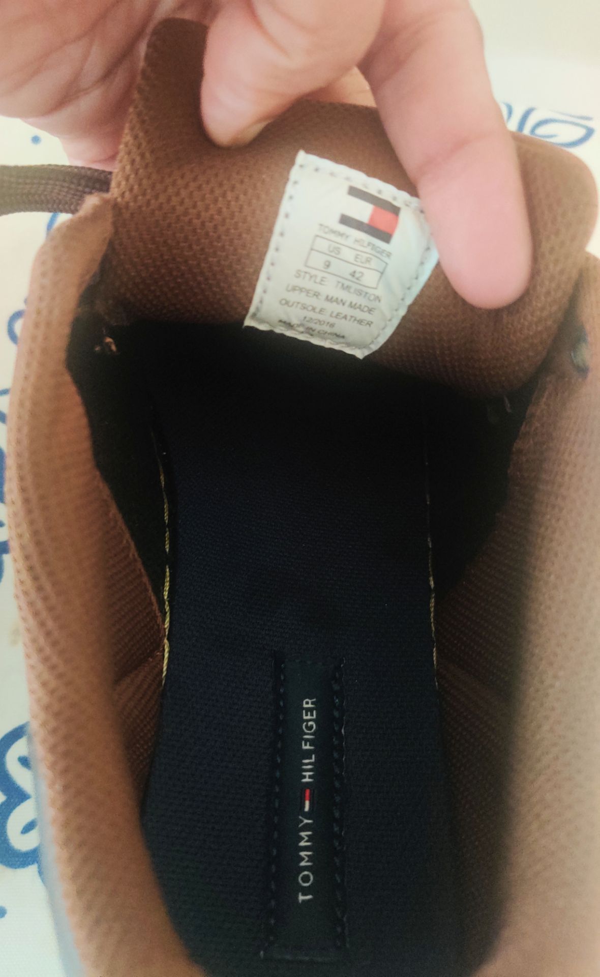 Tommy Hilfiger Brown Leather Sneakers - photo 4