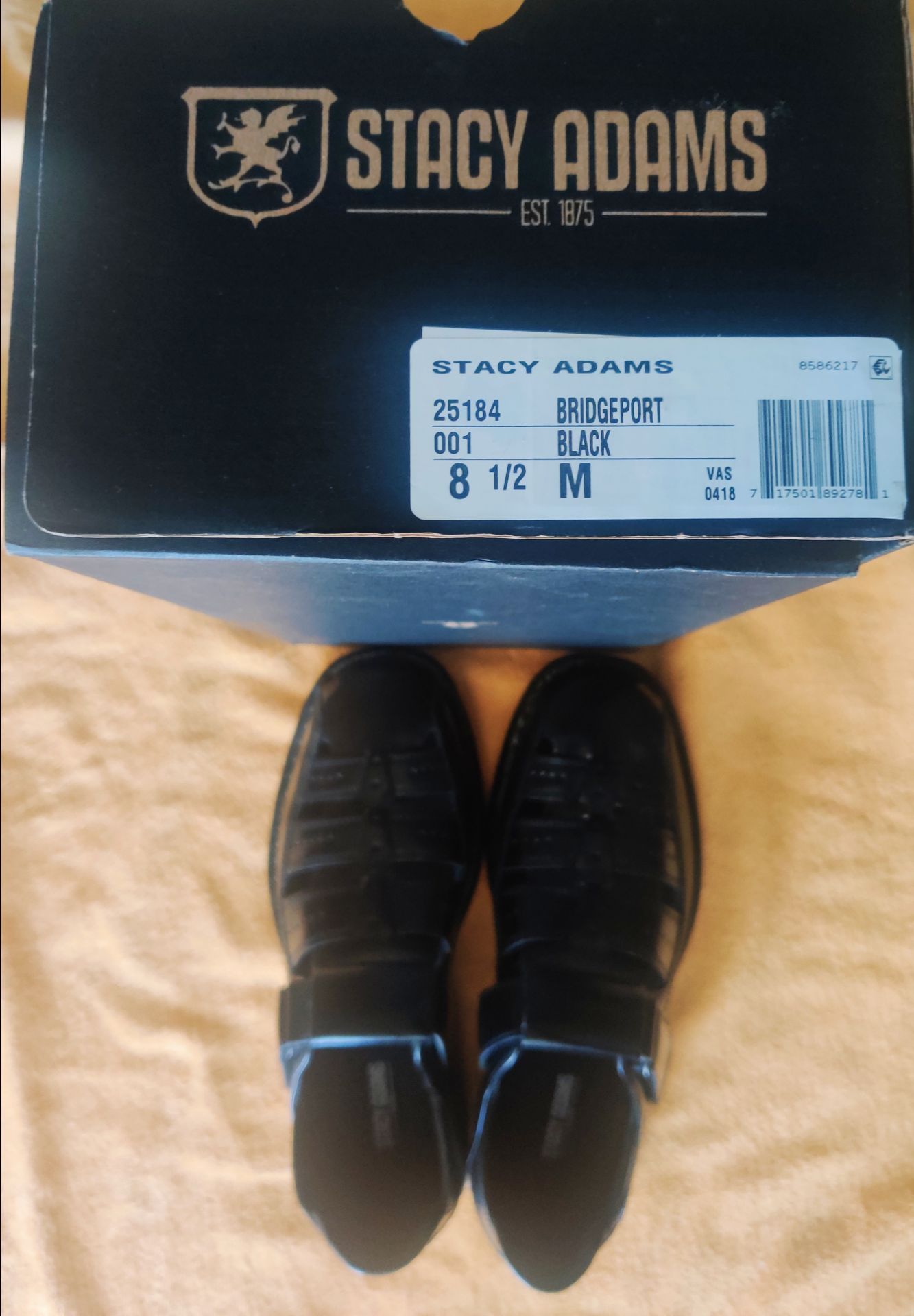 Stacy Adams Black Leather Dress Sandals - photo 2