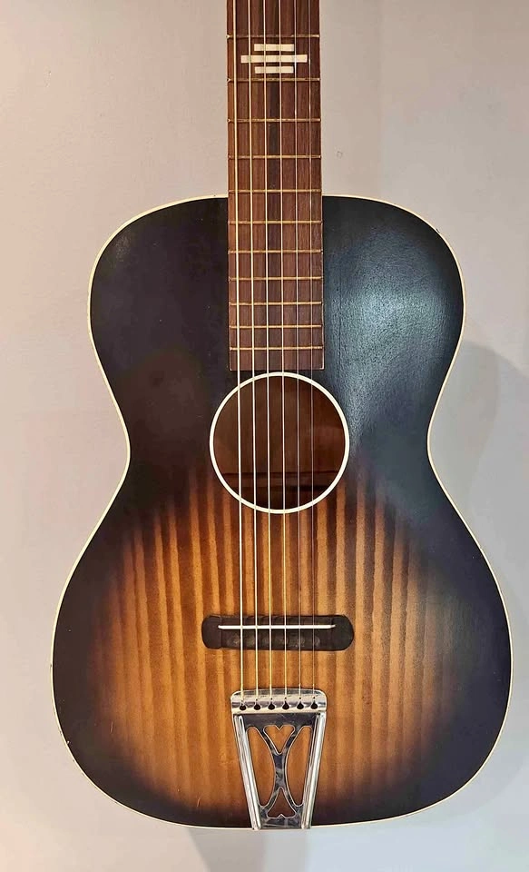 Vintage Stella Parlor Guitar – Likely 1940s/50s – With Case