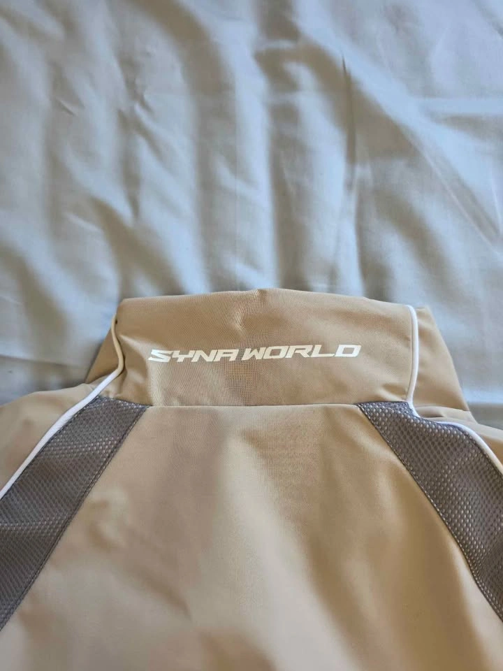 Syna Moto Track Jacket- Size L - photo 3