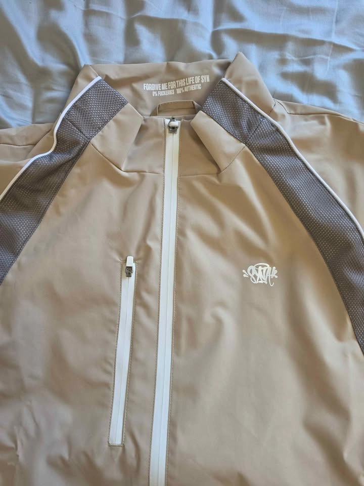 Syna Moto Track Jacket- Size L - photo 4
