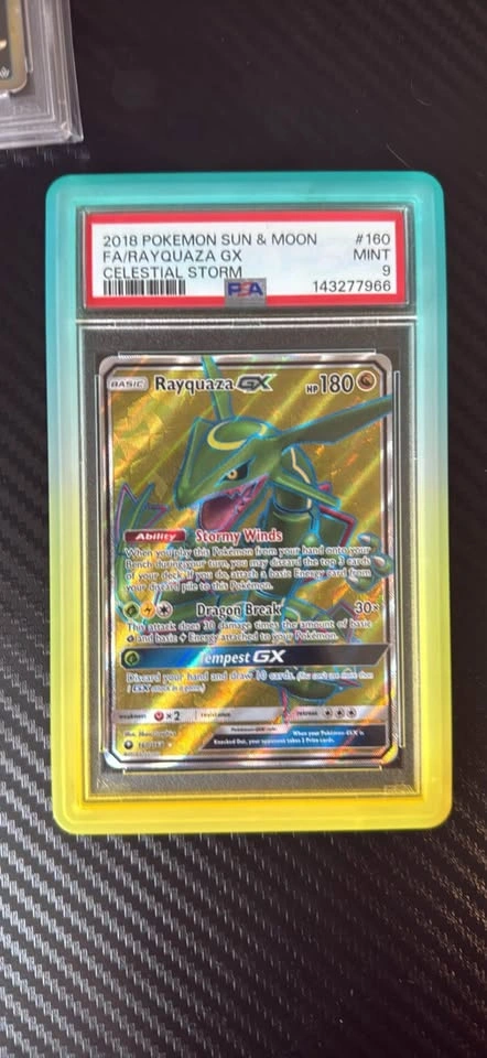 PSA Pokemon Cards Rayquaza and Tyranitar - photo 4