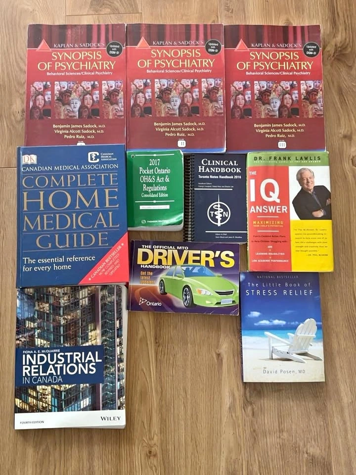 Assortment of 10 Medical & Professional Reference Books