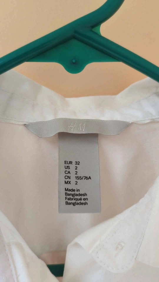 H&M Women's White Dress Shirt - Size 0/2 - photo 3