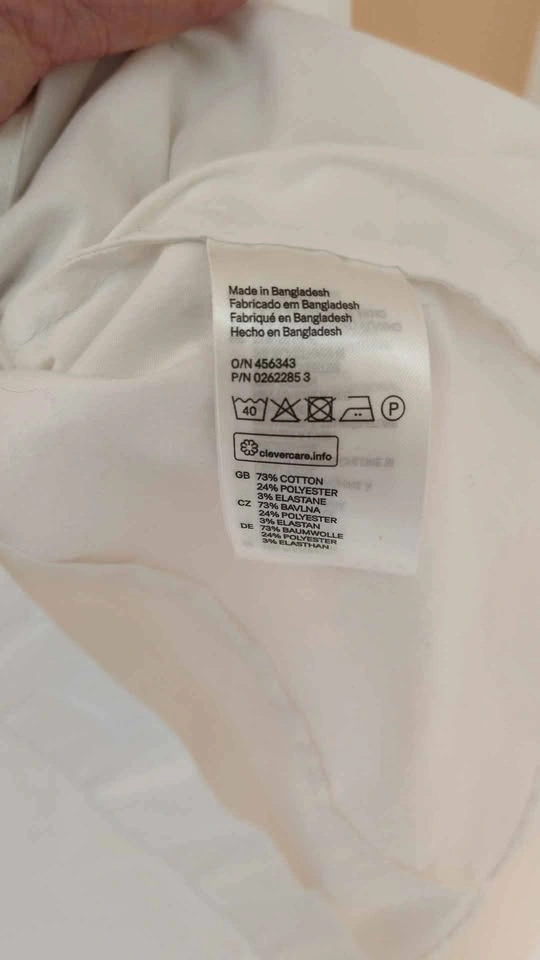H&M Women's White Dress Shirt - Size 0/2 - photo 4